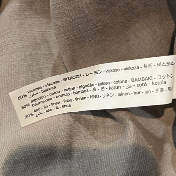 ZARA Grey Track Jacket with 2 Front & 2 Inside Pockets – Size Small - Picture 8 of 9